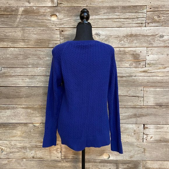 🌟💙Cobalt Blue Sweater W Zipper Detail💙🌟 - Picture 3 of 7